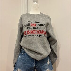 1990’s VTG Gray Graphic Sweatshirt